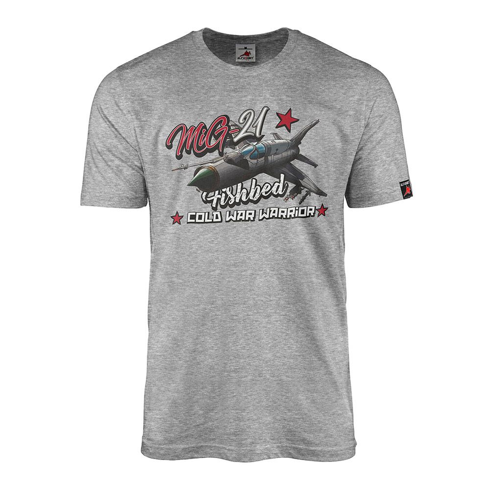 MiG 21 Jet Nva People's Army DDR Fishbed Fighter Aircraft Cold War T-Shirt#45300