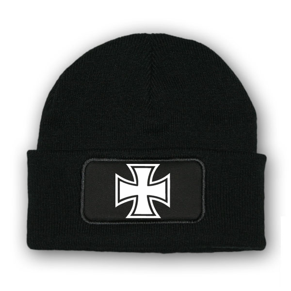 Mütze / Beenie - Kreuz Panzer Luftwaffe Einheit Militär Abzeichen #7018