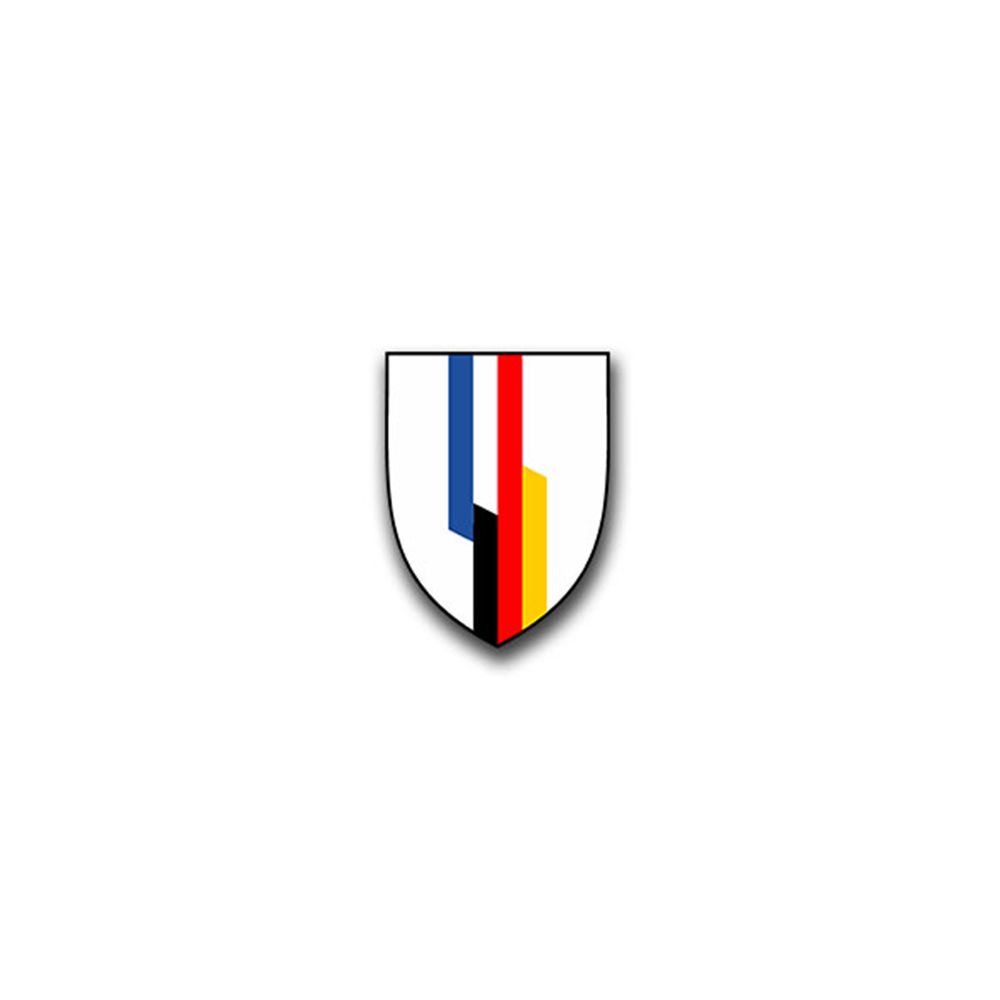 Aufkleber/Sticker DF-Brigade German Frankreich Brigade Franco Heer 5x7cm A838