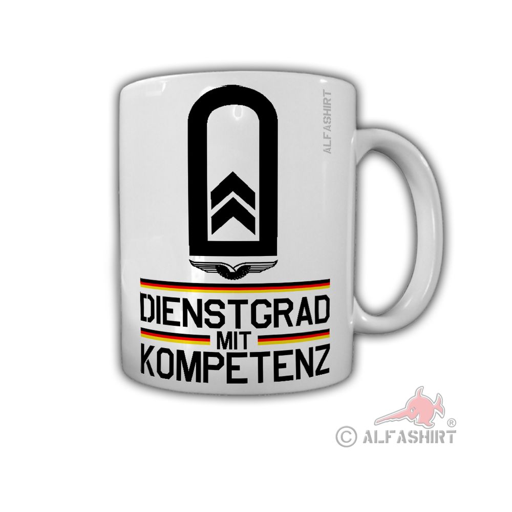 Oberfeldwebel Bundeswehr OFw Dienstgrad Militär Abzeichen Tasse #29006