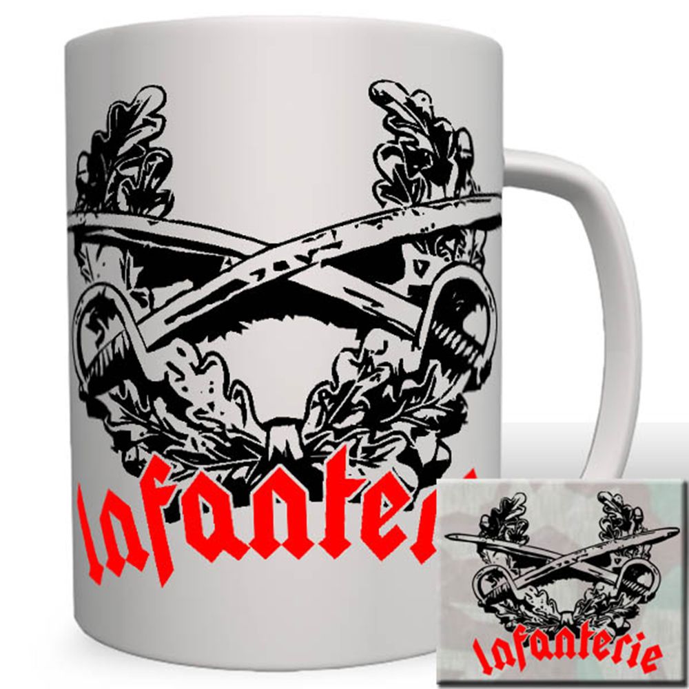 German Infantry Army Army Badge Emblem Emblem Cup # 16745