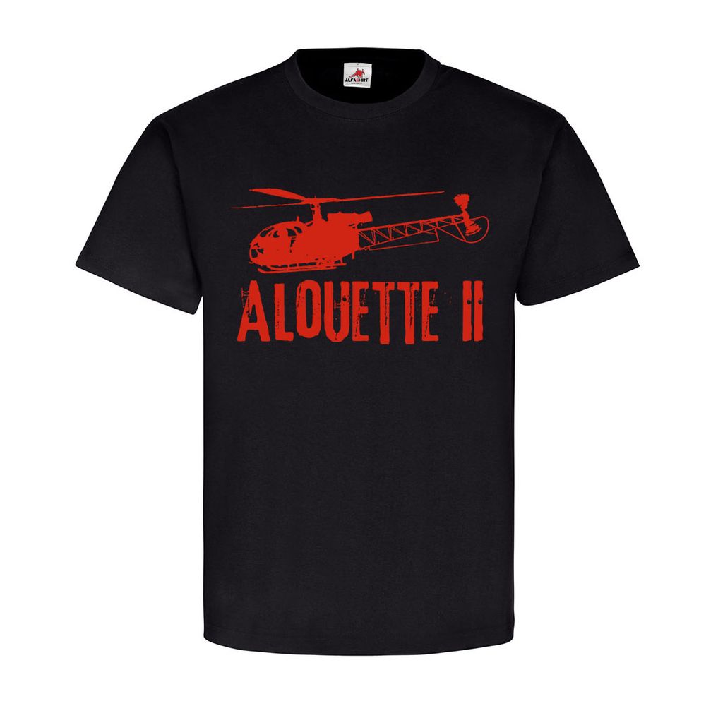 Alouette II Hubschrauber Heeresflieger Bundeswehr Pilot Reservist T-Shirt #23778