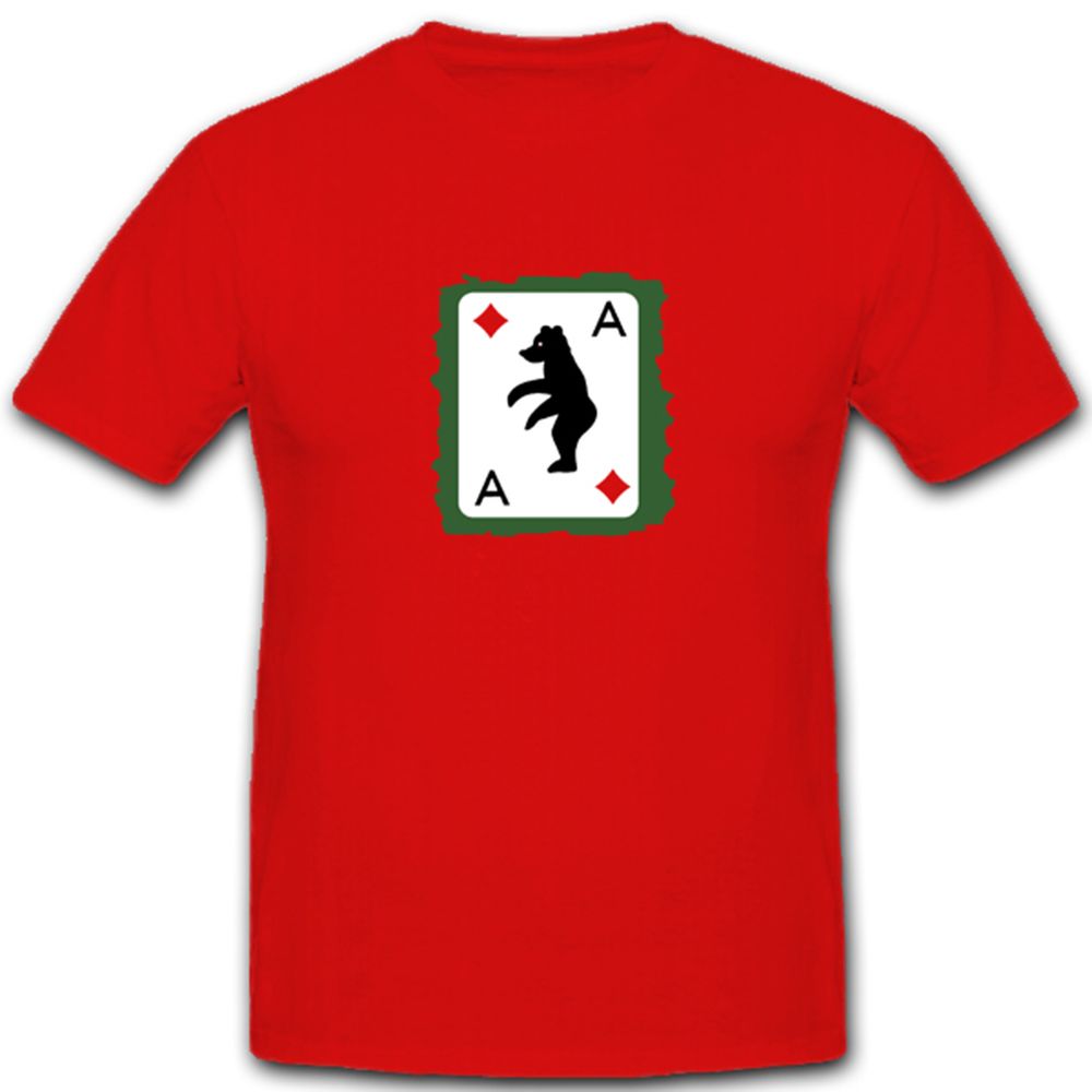 2. (F)/Aufkl. Gr 22 Aufklärungsgruppe Bär Spielkarte - T Shirt #4650