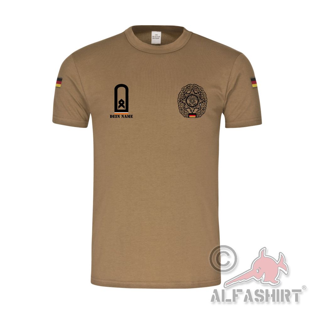 BW Tropenshirt Barettabzeichen Feldjäger FJg Waffenfarbe #44894