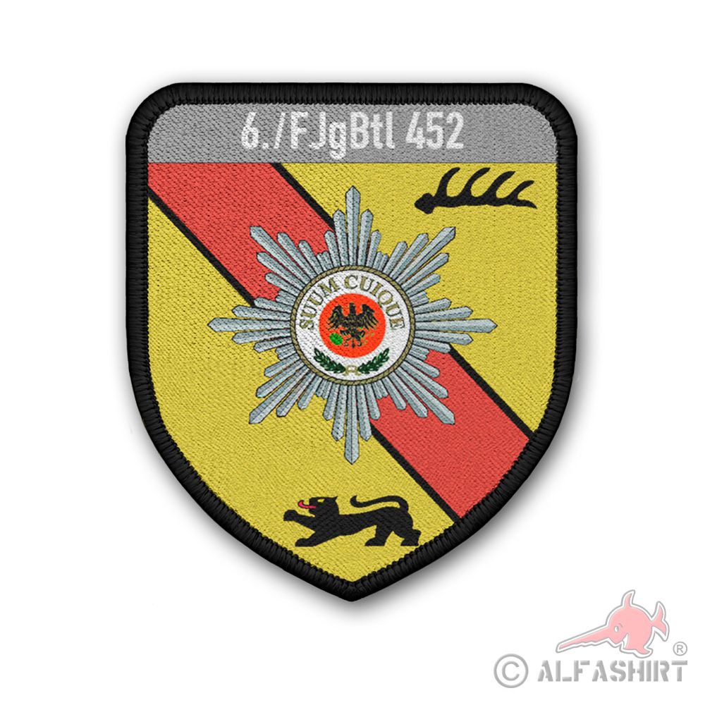 Patch 6 Company FJgBtl 452 Feldjäger Battalion Stetten Training #40144
