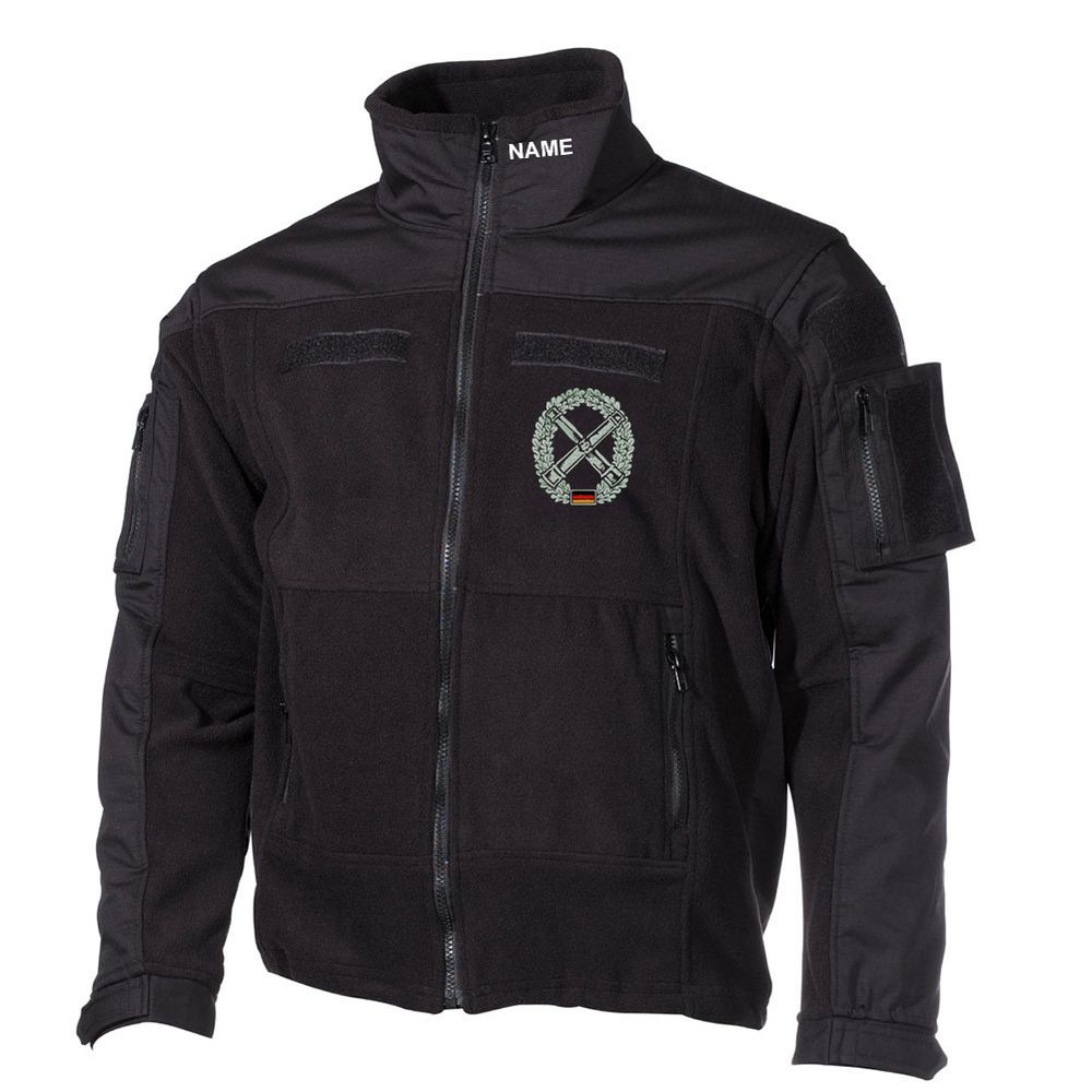 Combat Fleece Jacket Embroidered Artillerist Artillery Bundeswehr Jacket FREE NAME #30481