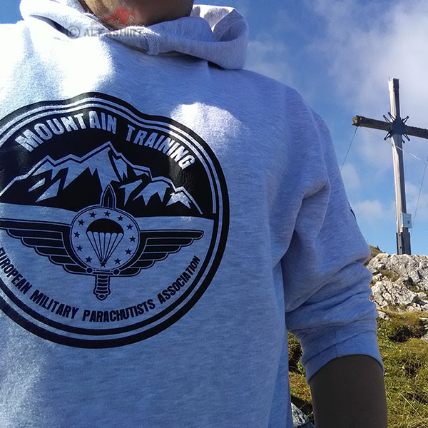 EMFV Mountain Training European Paratrooper Alpen Gebirge Kapuzenpullover #18770
