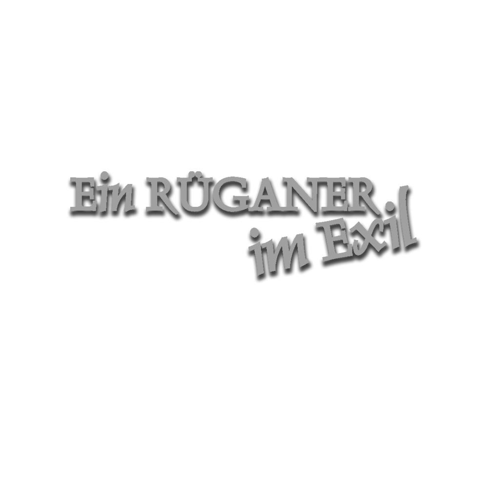 A RÜGANER in exile sticker sticker Rügen island inhabitants 10x3cm # A5406