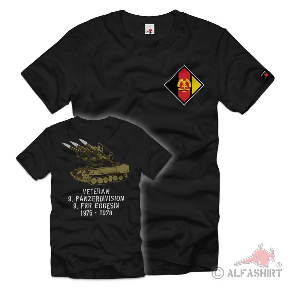 NVA 2K12 Kub Куб Würfel Veteran Nationale Volks Armee Panzer 9 T-Shirt #41043