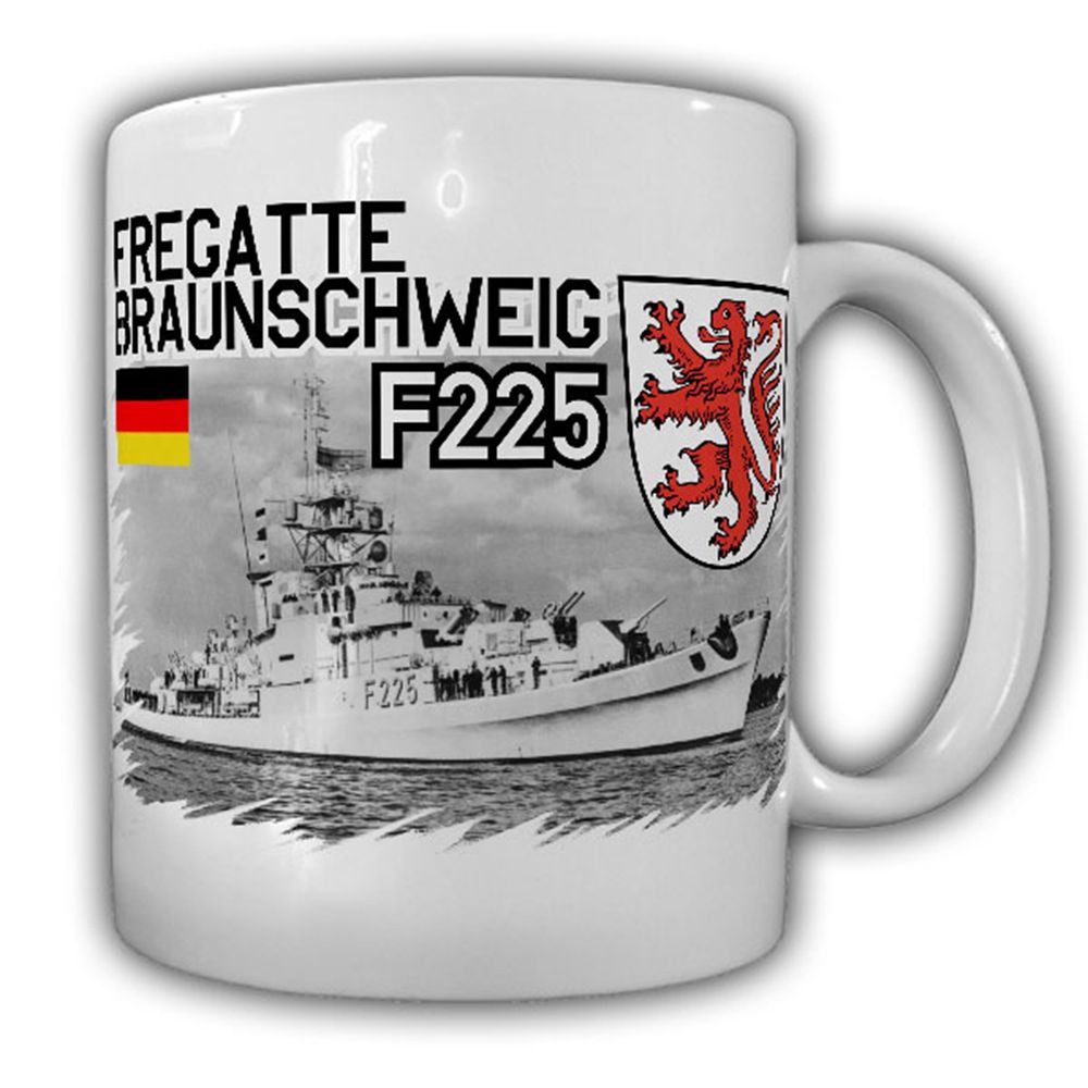 Fregatte Braunschweig F225 Bundesmarine Bundeswehr Schiff Tasse #13347