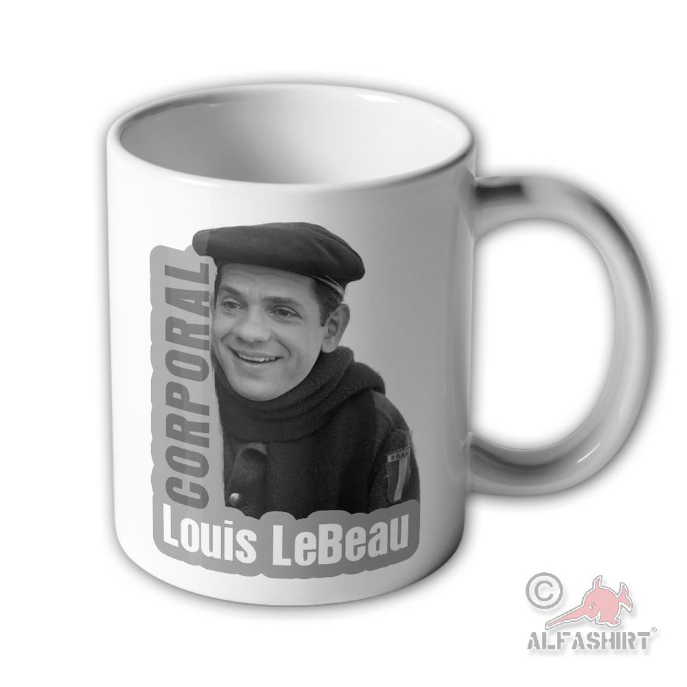 Tasse Corporal Louis LeBeau Ein Käfig voller Helden Franzose Fan Becher#45456