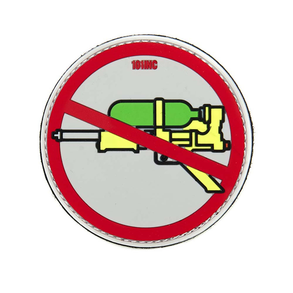 Patch 8cm 3D Soaker Wassperistole SUPER Wasser Spritzer Verbot Tactical  #42126