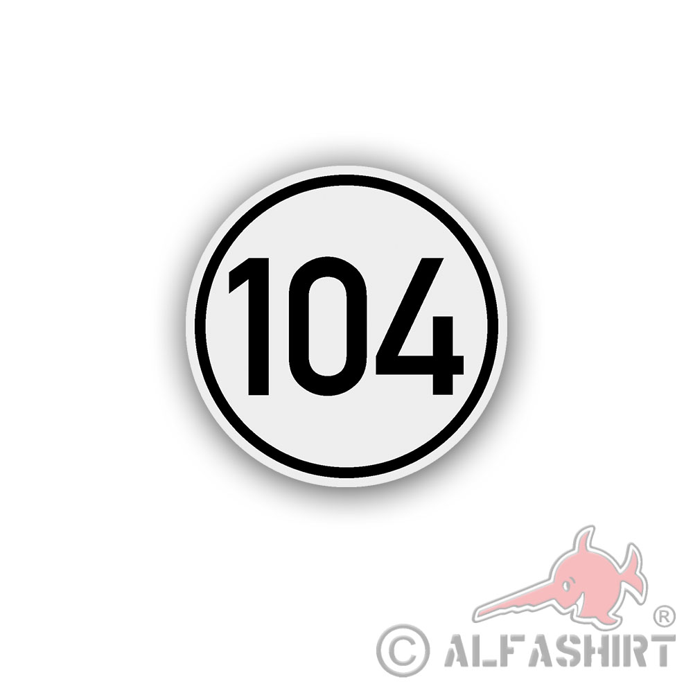 104 stickers for BGS motorcycle suitable for Meico Hercules 7cm A5389