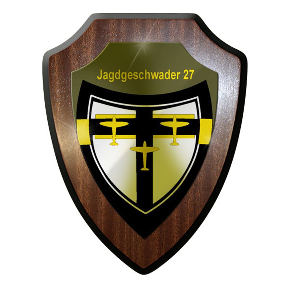 Wappenschild / Wandschild / Wappen - JG Jagdgeschwader 27 Luftwaffe #8391