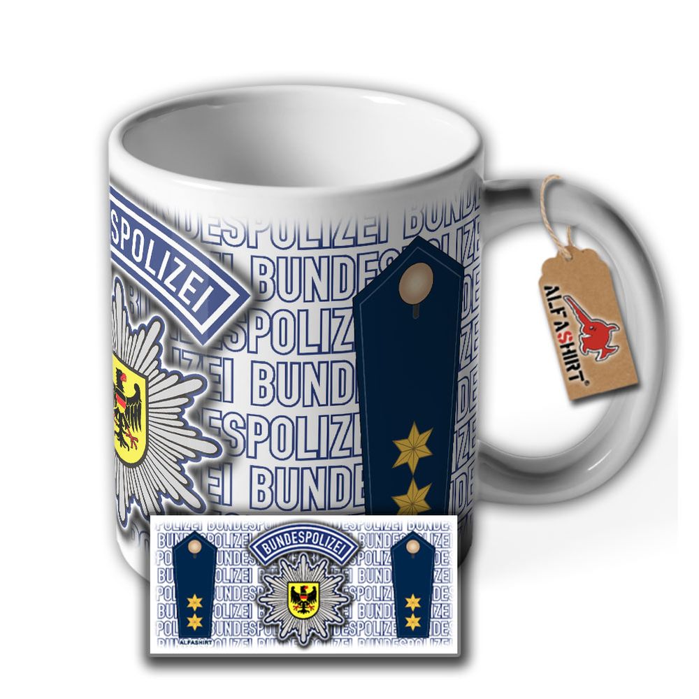 Polizeioberrat BPOL POR Oberrat Behörde Bundespolizei Becher Tasse #29146