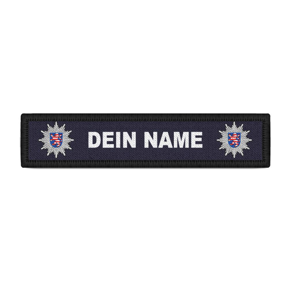 Patch name tag police Hessen type 2 Velcro strips name uniform # 38207
