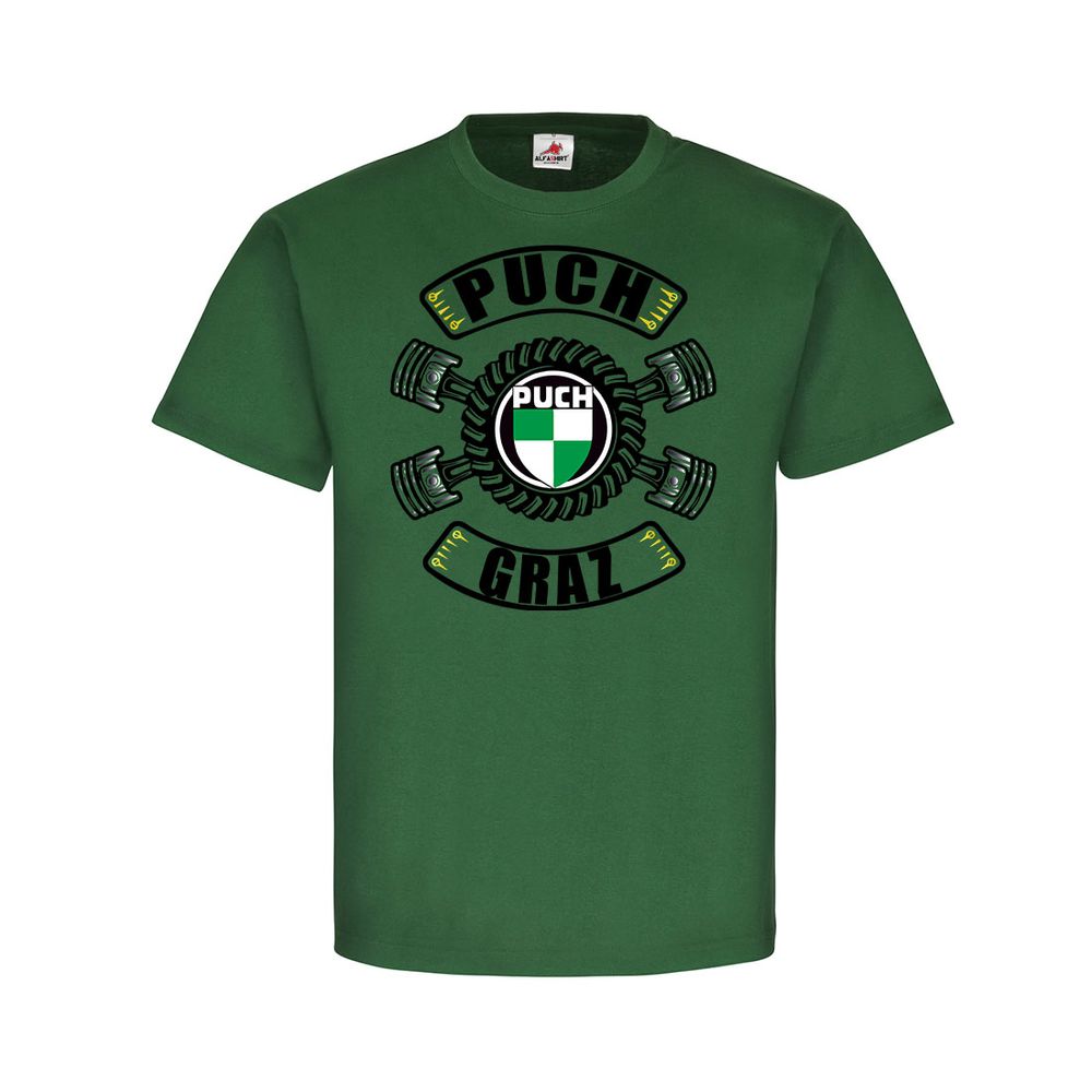 Puch Graz Piston Engine Mechanic Motocycle Austria T Shirt # 25448