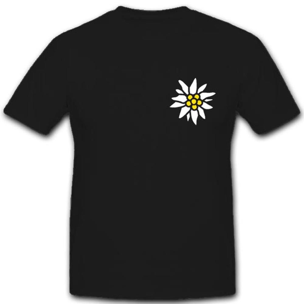 Wappen Abzeichen Gebirgs Einheit Jäger Bundeswehr Wh Militär  - T Shirt #3626