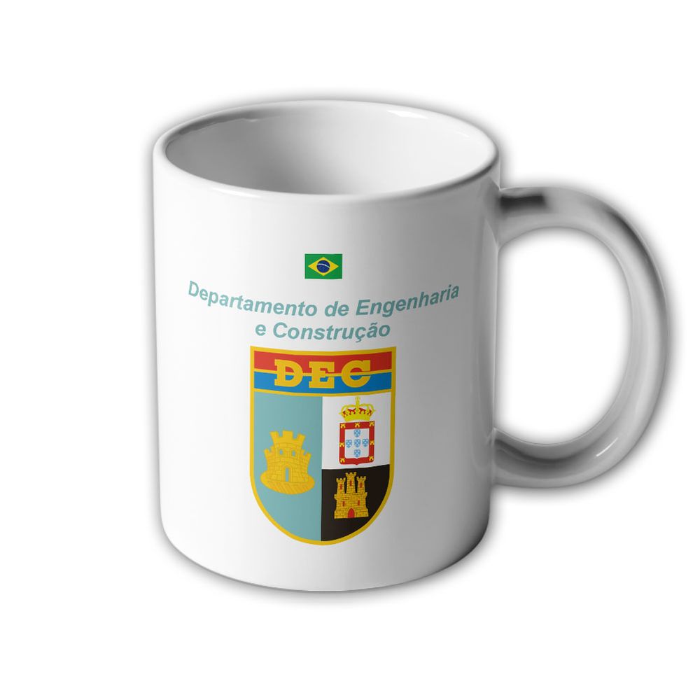 Departamento Engenharia e Construcao Brasilien DEC Armee Pioniere Tasse #33411