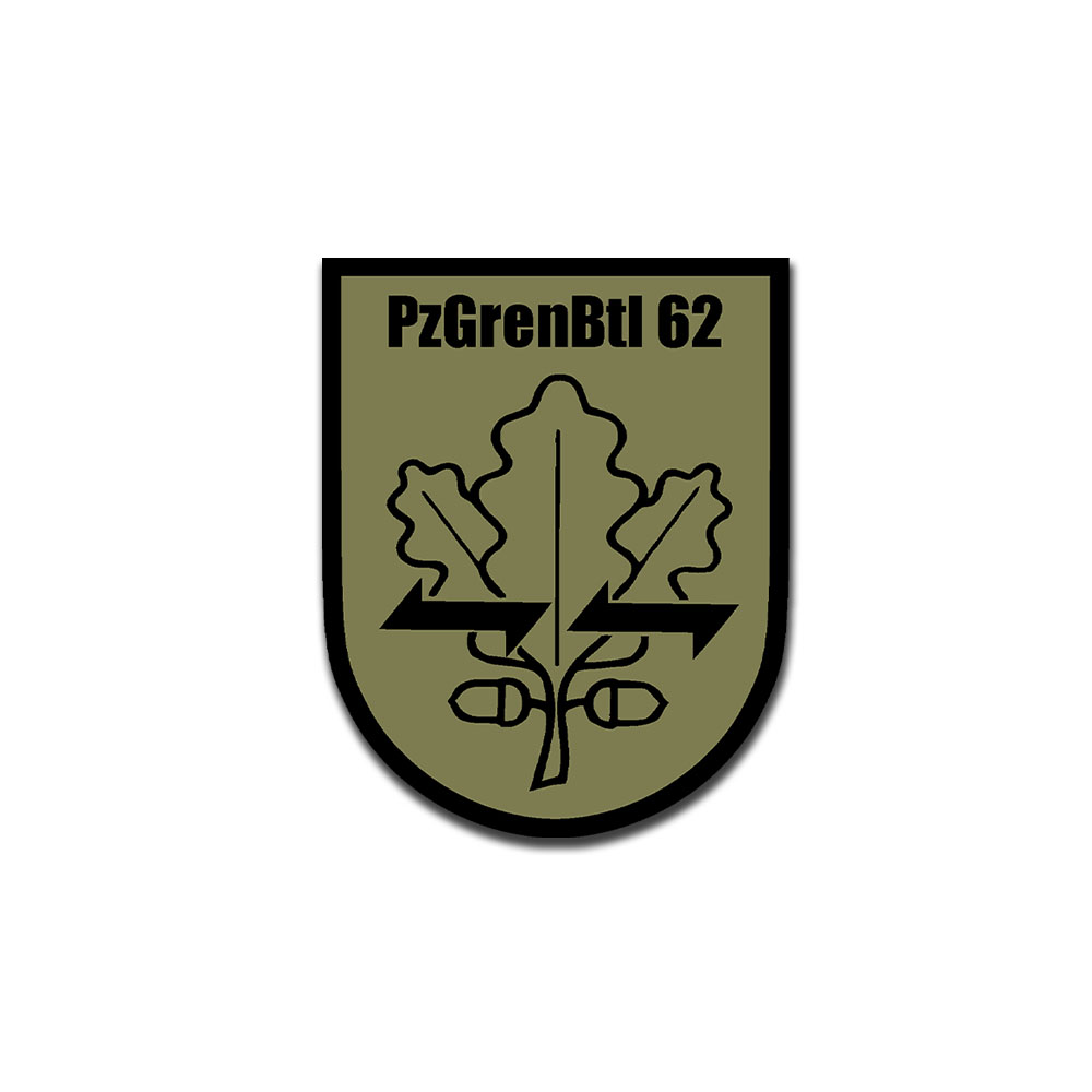 PzGrenBtl 62 Panzergrenadierbataillon Bundeswehr Grenni Dran Drauf 7 cm #A5867