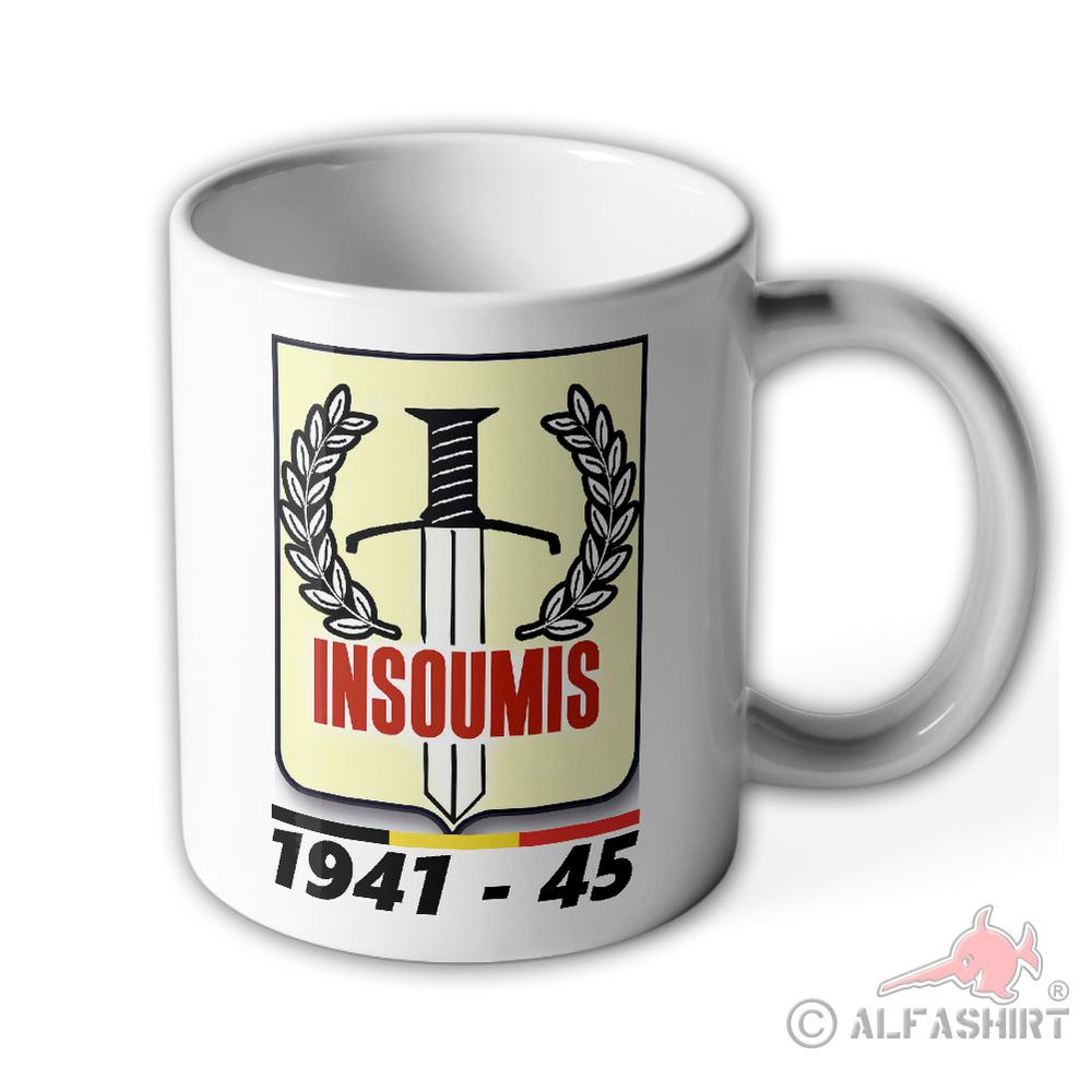 Tasse Insoumis résistance Belgique Belgien Wiederstand #40707