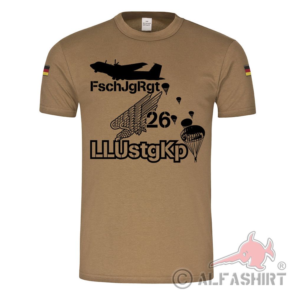 BW Tropen FschJgRgt 26 LLUstgKp Paratrooper Regiment Luftlande # 18126