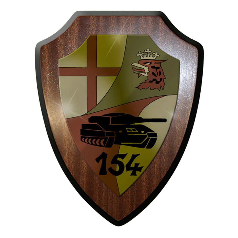 Wappenschild / Wandschild -PzBtl154 Westerburg Panzerbataillon BW #6303