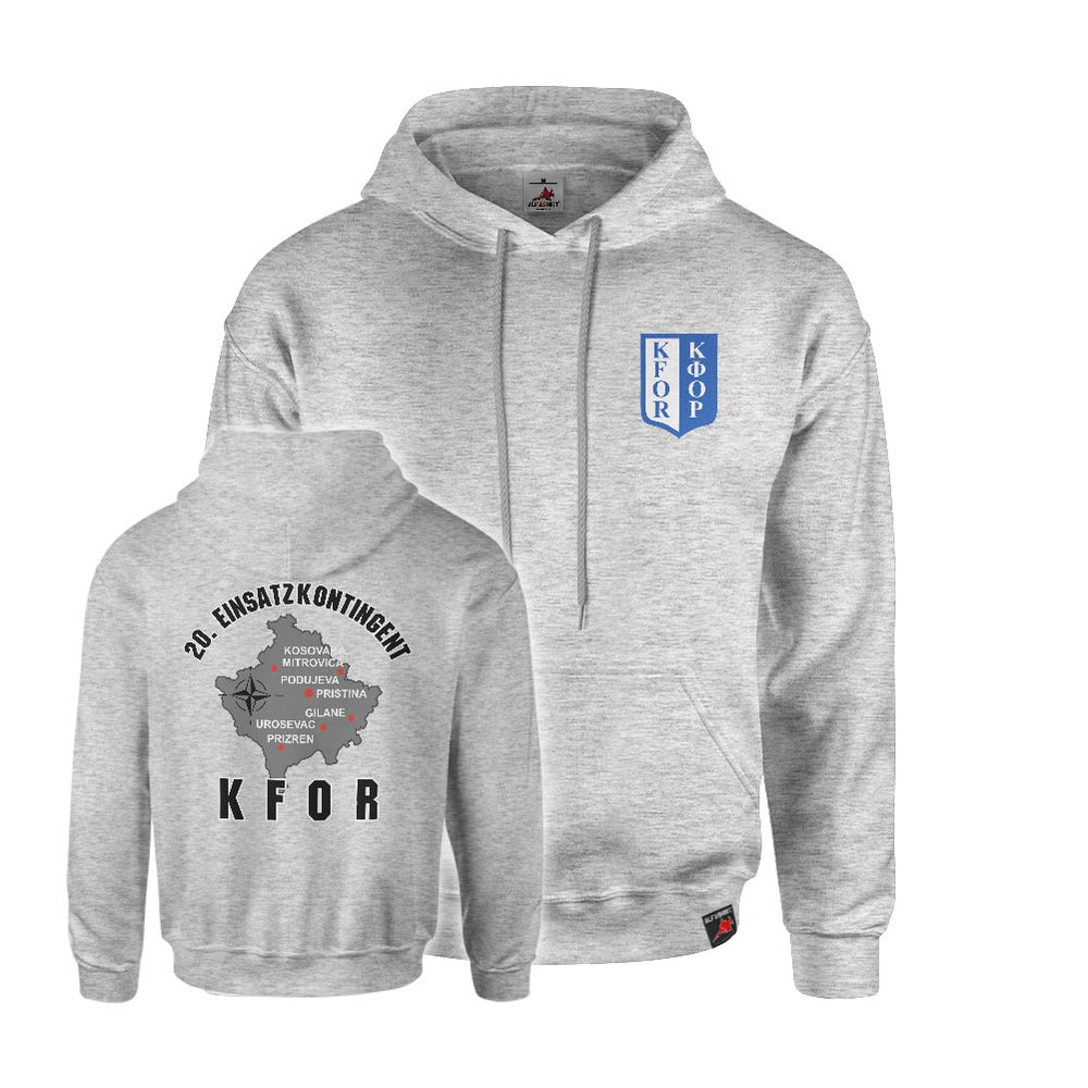 Hoodie 20th Deployment Contingent KFOR Kosovo NATO Deployment Bundeswehr Pullover #46251