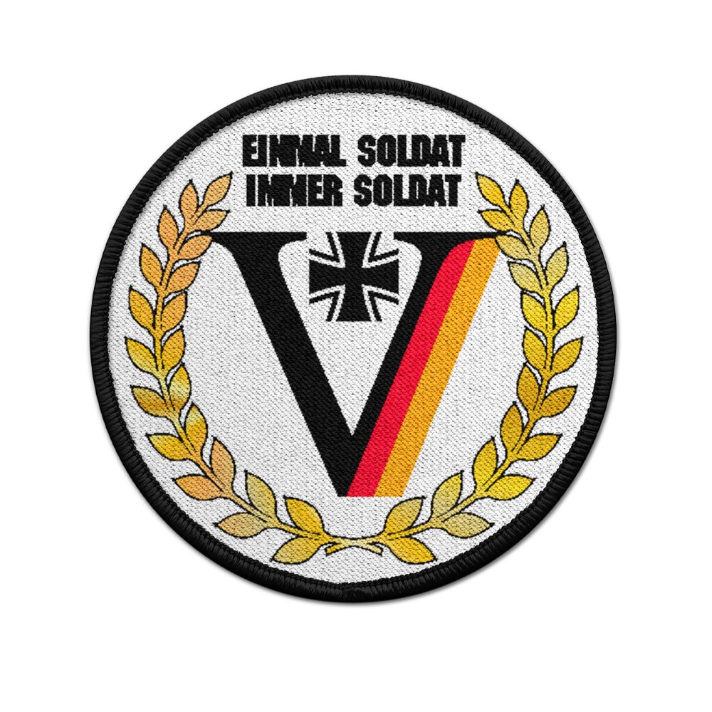 Einmal Soldat immer Soldat BW Veteran Grenadier Heer Marine FschJg Patch #27819