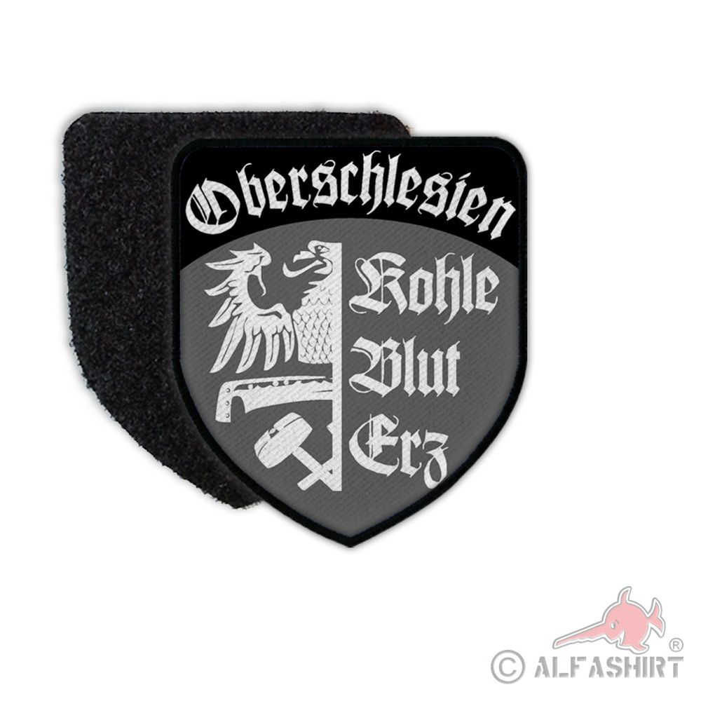 Patch Oberschlesien Schlesien Heimat Oppeln Kattowitz Adler Wappen Kohle #36629