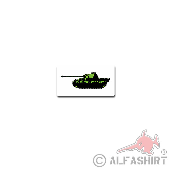 Grüner Panther Panzer Aufkleber Sticker SdKfz 171 Deutscher 10x5cm#A3747