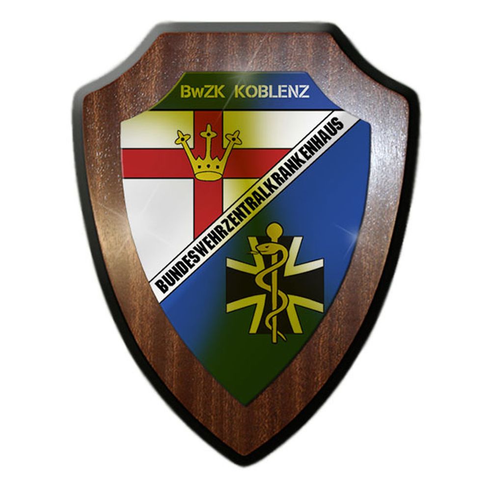 Wappenschild BwKrhs Koblenz Bundeswehkrankenhaus BW Sani Wappen Wappen #23228