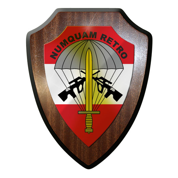 Wappenschild - Numquam Retro Jagdkommando Spezialeinheit Österreich #10089 w