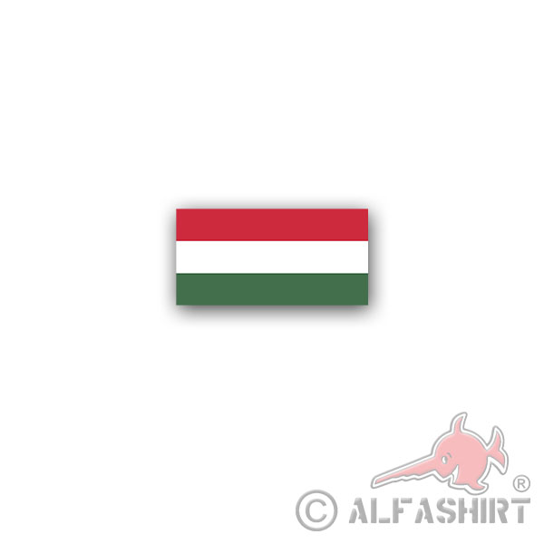 Aufkleber/Sticker Ungarn Flagge Magyarorszag Ungarisch Budapest 7x3,5cm A3035