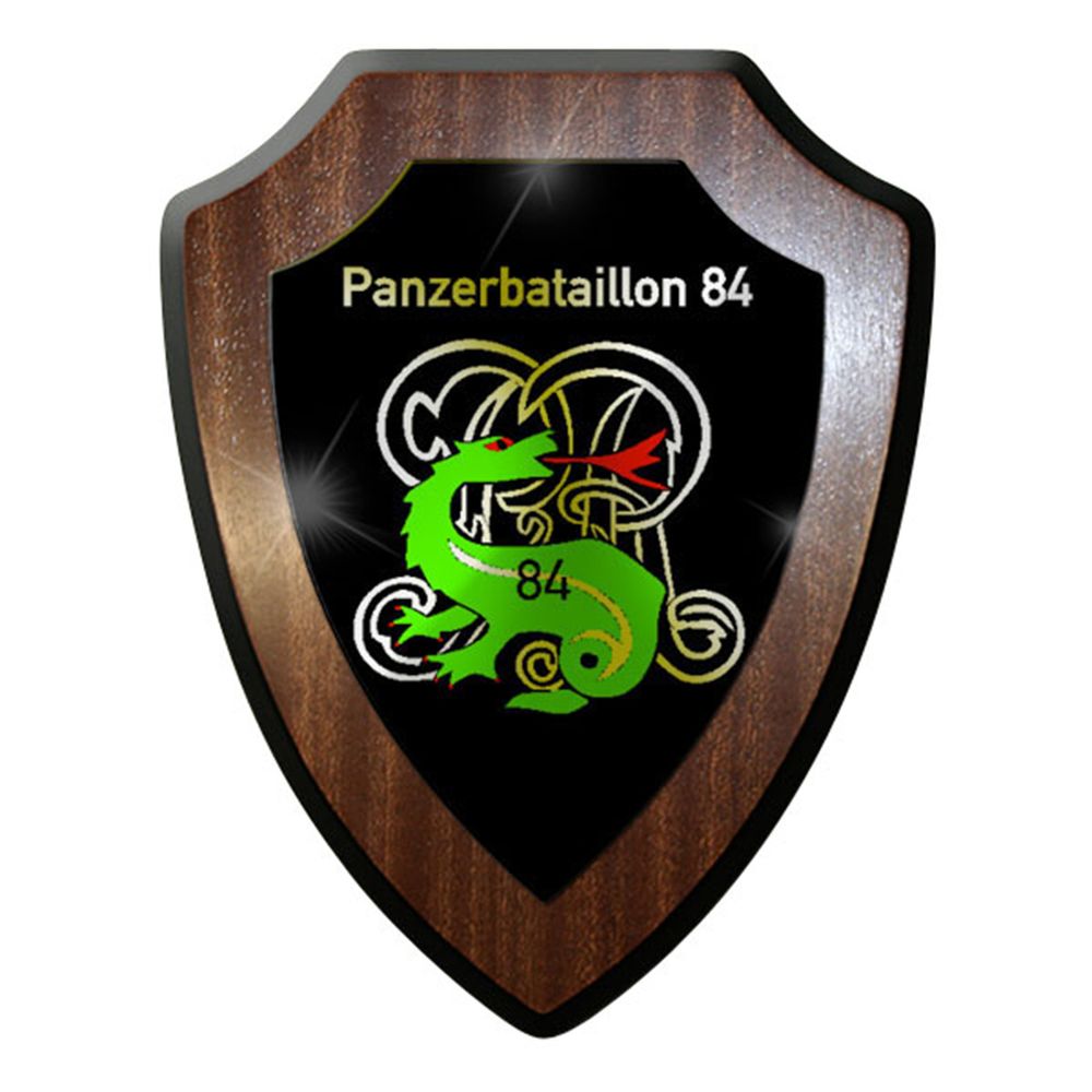 Wappenschild / Wandschild / Wappen - Panzerbataillon 84 PzBtl Bw Heer #8350