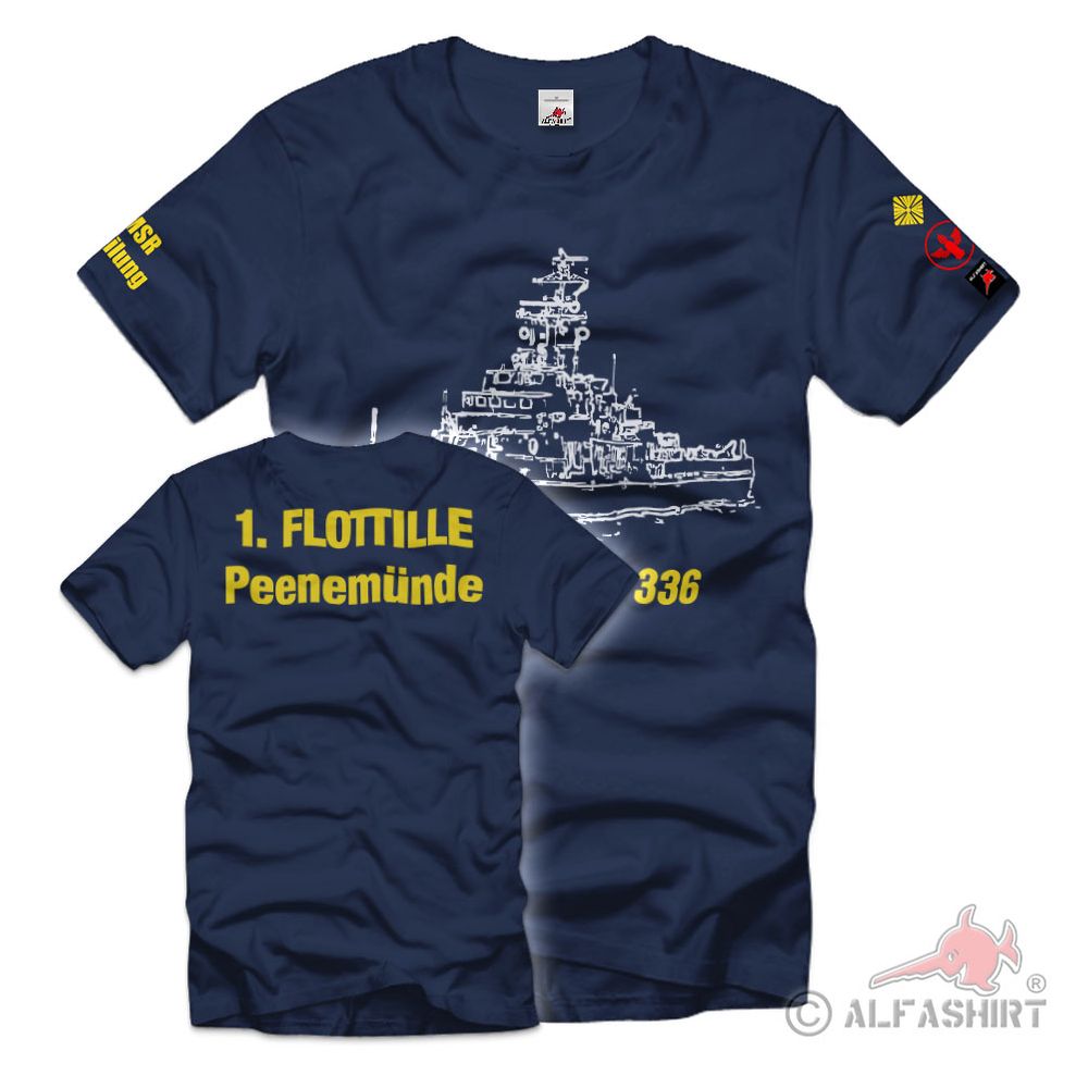 MSR Grimma - 336 Artillerie Meister NVA Volksmarine T-Shirt #40593