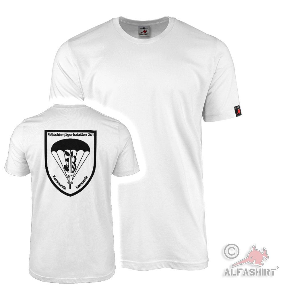 T-Shirt FschJgBtl 261 Fallschirmjägerbataillon Lebach Saarland 26#45509