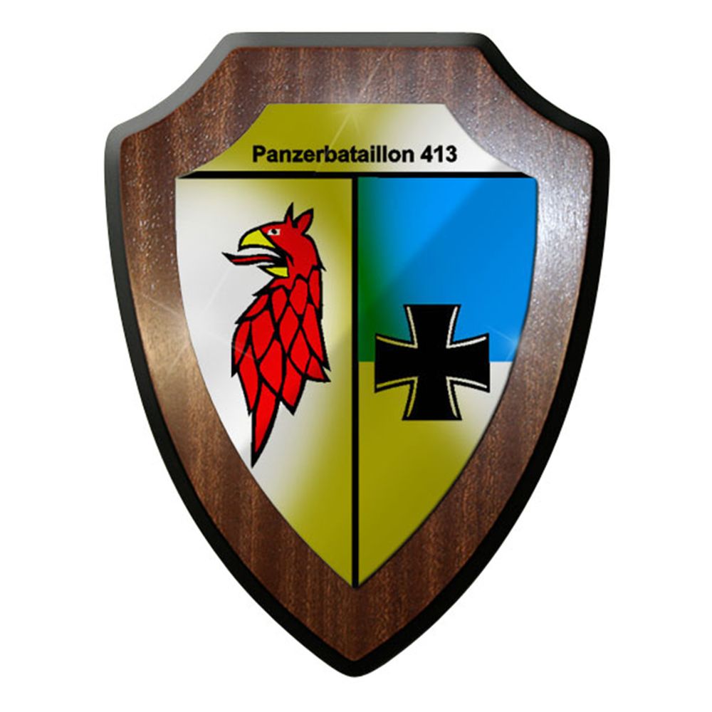 Wappenschild / Wandschild / Wappen - PzBtl 413 Panzerbataillon #8328