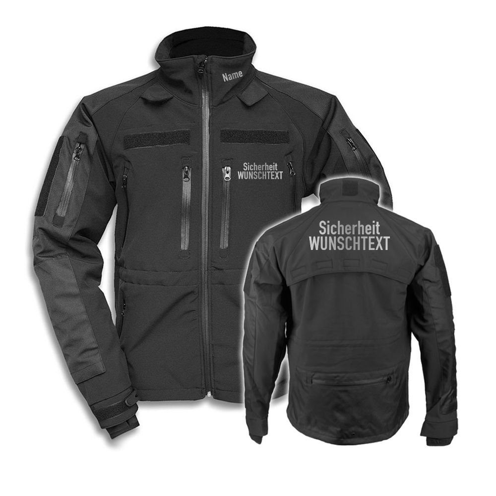 Tactical Softshell Jacket Security Security Service Security Custom Text#47053