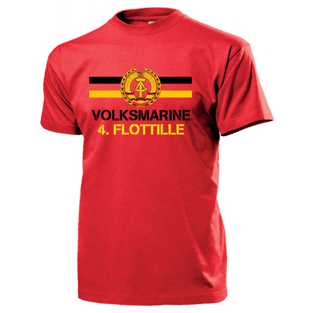 Volksmarine 4.Flottille NVA DDR Nationale Volksarmee - T Shirt #13139