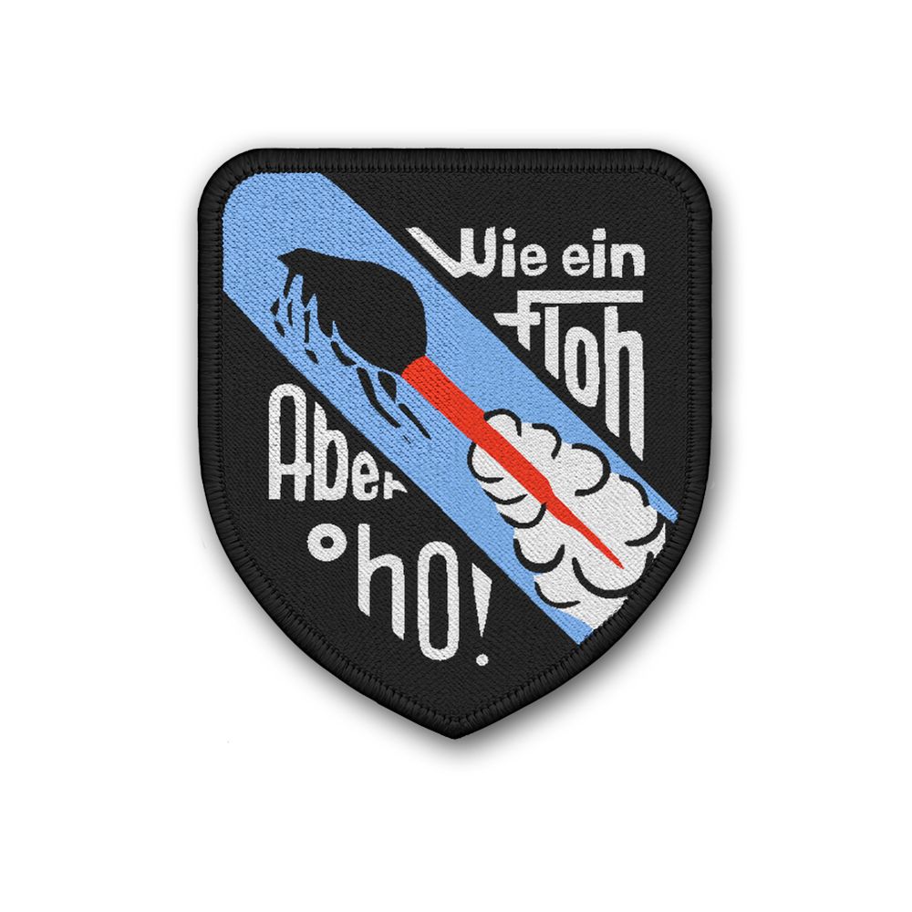 Patch 2 Staffel Jg400 Wie ein Floh aber o ho Luftwaffe Abzeichen Kraft Ei #24631