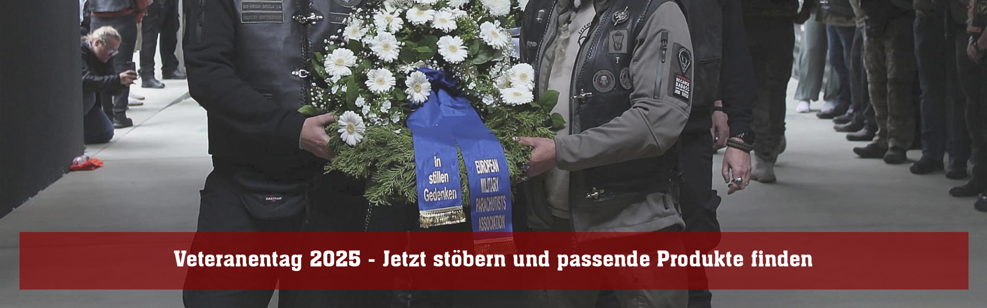 Banner zum Veteranentag