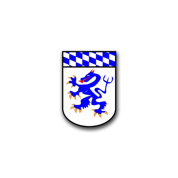 Aufkleber/Sticker VBK 65 Verteidigungsbezirkskommando BW Wappen 5x7cm A1173