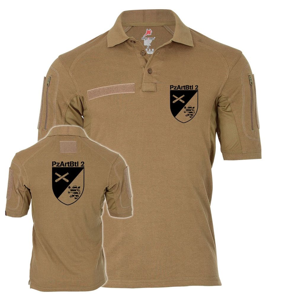 Tactical Poloshirt Alfa - PzArtBtl 2 Panzerartilleriebataillon BW Emblem #19210