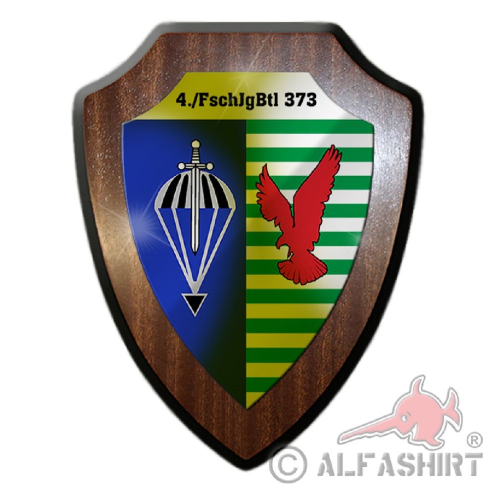 4 Company FschJgBtl 373 Paratrooper Battalion Crest Heraldic shield # 19804