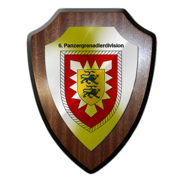 6 Panzergrenadierdivision PzGrenDiv Kompanie Militär BW Wapppenschild #19853