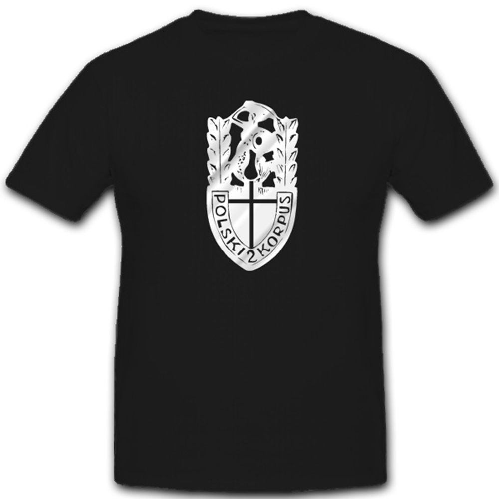 Polski Korpus Polnisches Korps Wappen Abzeichen Armee Polen - T Shirt #4354