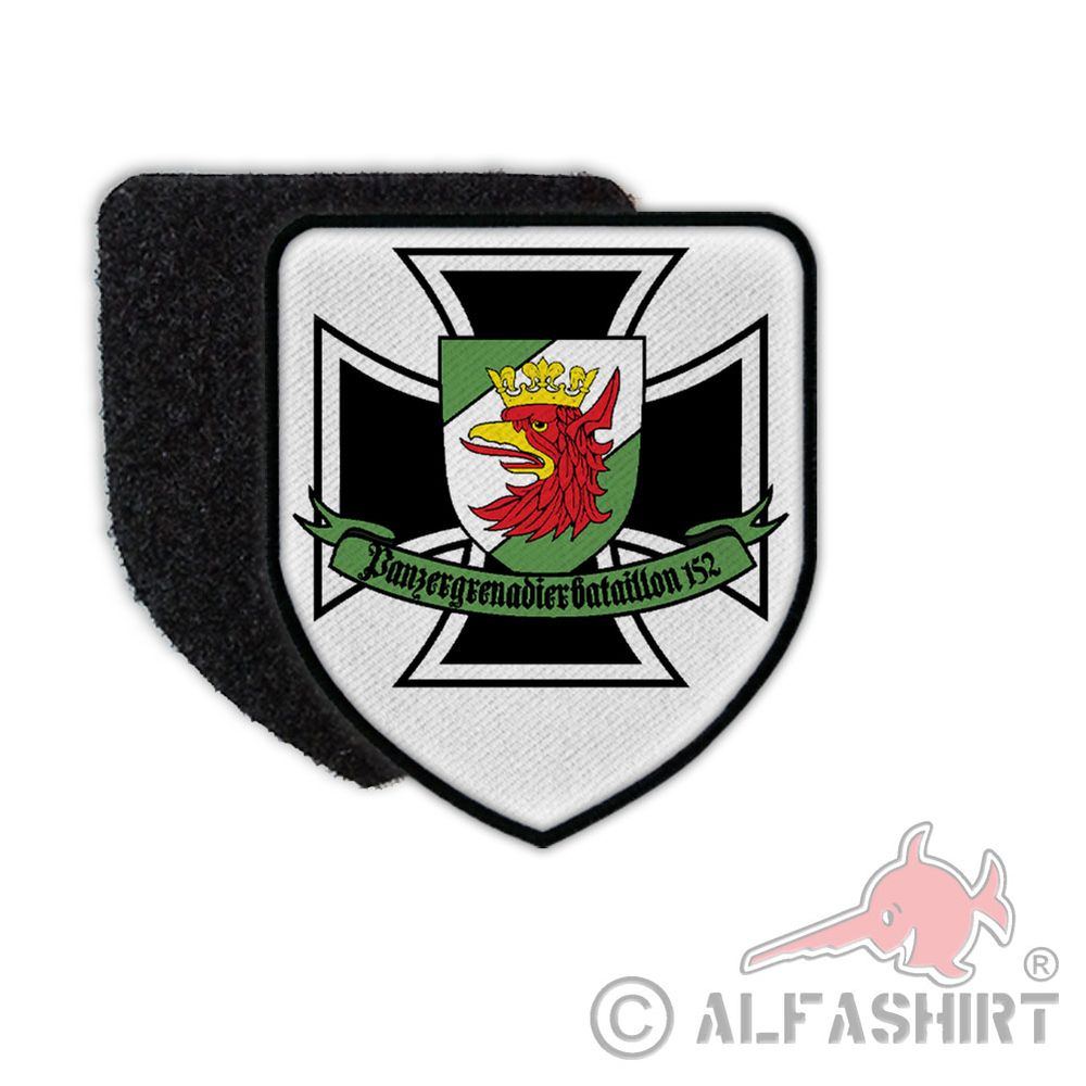 Patch PzGrenBtl 152 Bundeswehr Panzergrenadier Mader Dran Drauf Drüber #35855