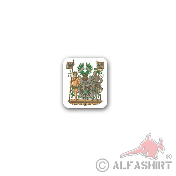 Sticker Rheinland Rheinprovinz Prussian Province Staffel 6x7cm A3191