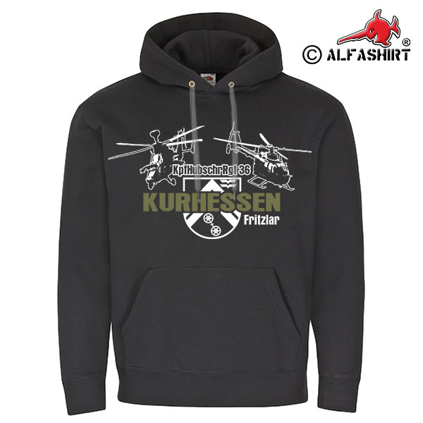 KpfHubschrRgt 36 Kampfhubschrauberregiment Kurhessen Kapuzenpullover #16998